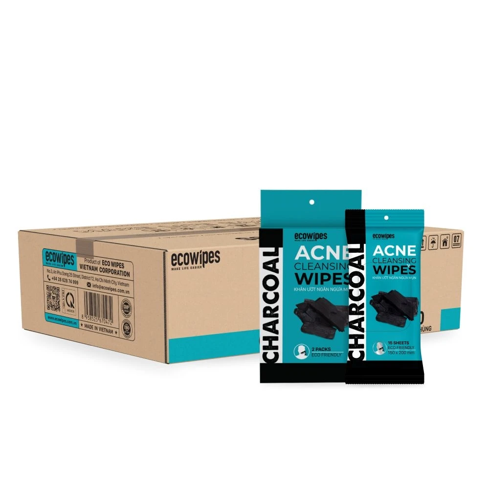 Acne Cleansing Wet Wipes Removal Disposable Disinfection Cleaning Skincare Wipes Wholesale
