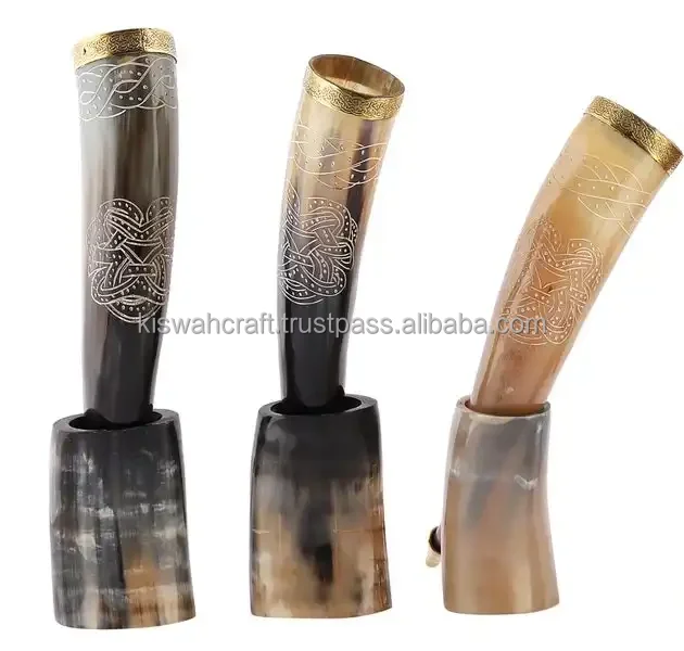 New Agate Natural Crafts Top Indian Manufacturer Of Buffalo Viking Drinking Horn Carved Antique Viking Drinking Cow