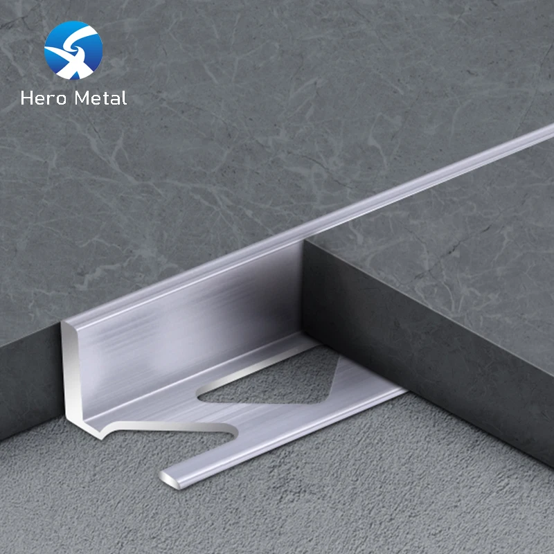 unique design 10mm 12.5mm 15mm 20mm polished aluminum l shape wall edge ceramic external corner tile trim