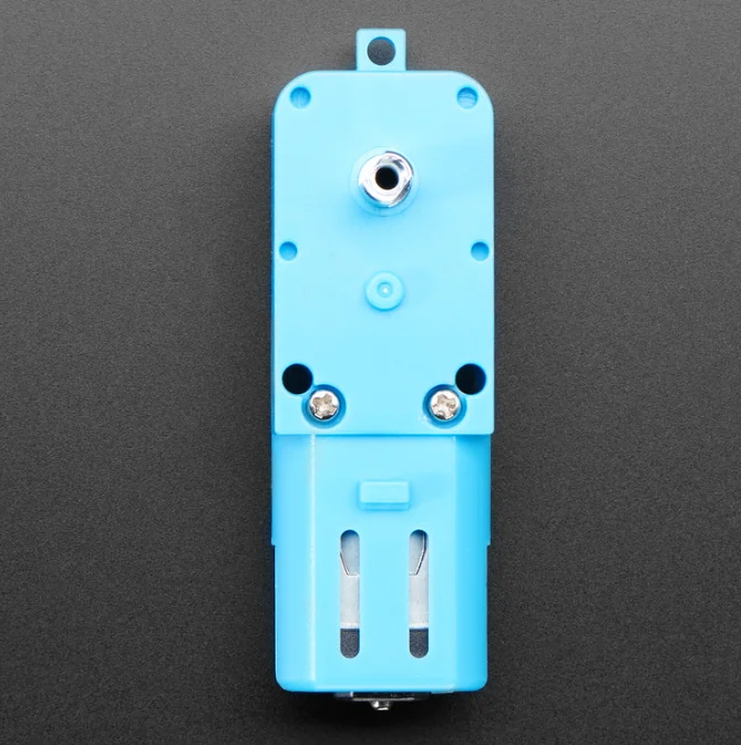 DC 3V-6V 1: 90 Blue Metal Gear Half Metal Single-Shaft Robot Intelligent Car Reduction Motor TT Motor