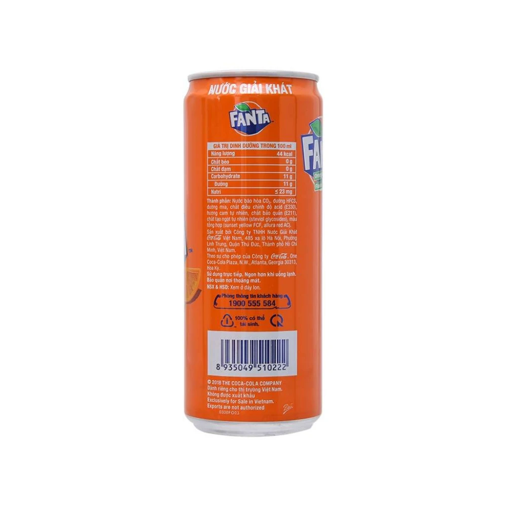 Wholesale Carbonated Soft Drinks Fanta Soft Drinks Classic Orange Soda Can 320ml Packing 320ml X 24 Cans From Vietnam