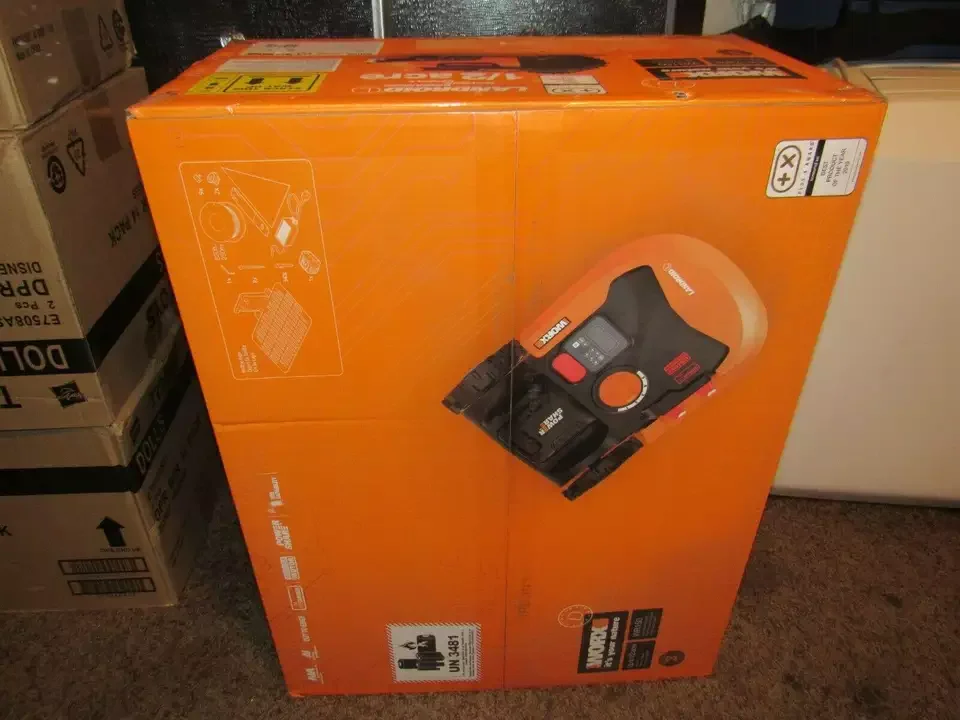 ORDER Sales Offer WORX WR150 20V Landroid L Cordless 4.0ah Power share 1/2 Acre Robotic Lawn Mower