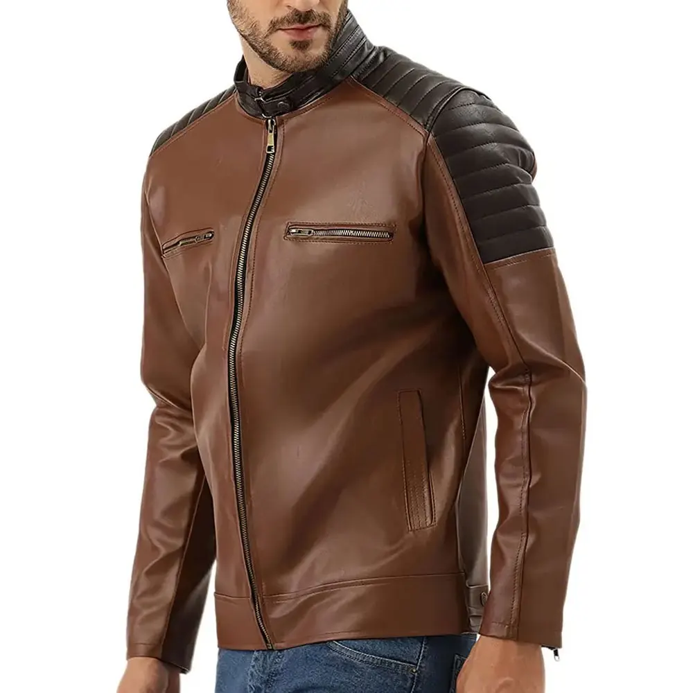 Cheap Price New Style Lightweight Leather Jacket For Men / Hot Sale Good Quality Men Leather Jackets For Sale