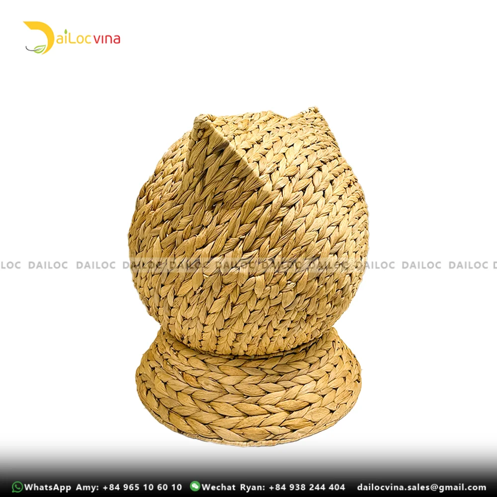 NATURAL WATER HYACINTH CAT HOUSE MR. RYAN  +84 938 244 404