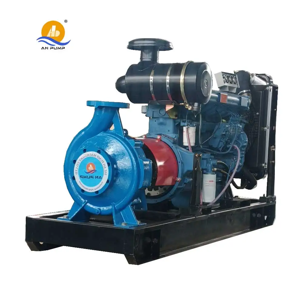 High Pressure 100hp 2 inch 4 inch 6 inch 8 inch Irrigation diesel water pump