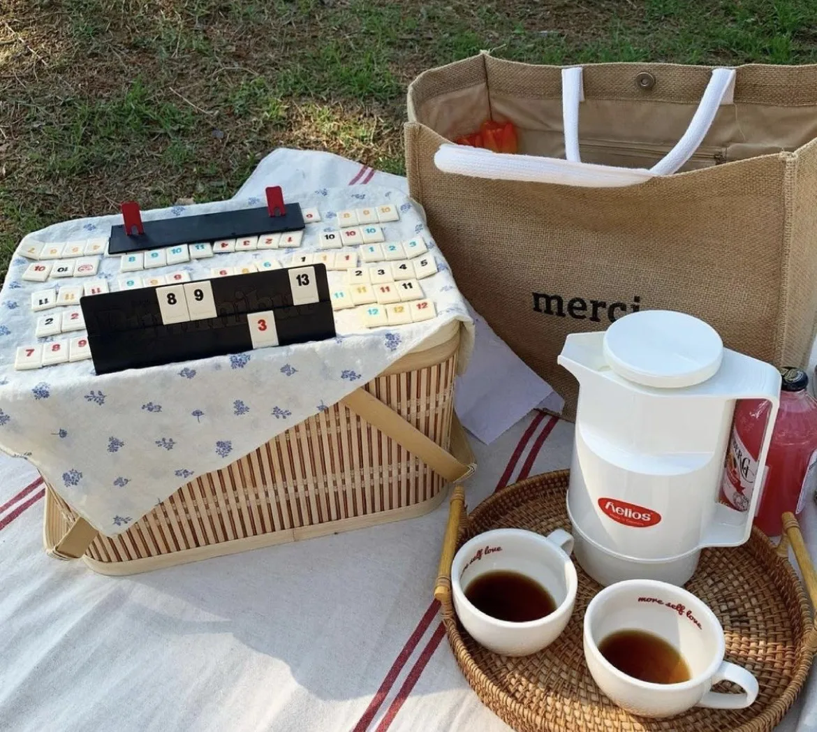 Factory Custom Picnic Baskets Shopping Storage Baskets Wicker Picknick Korb Picnic Basket