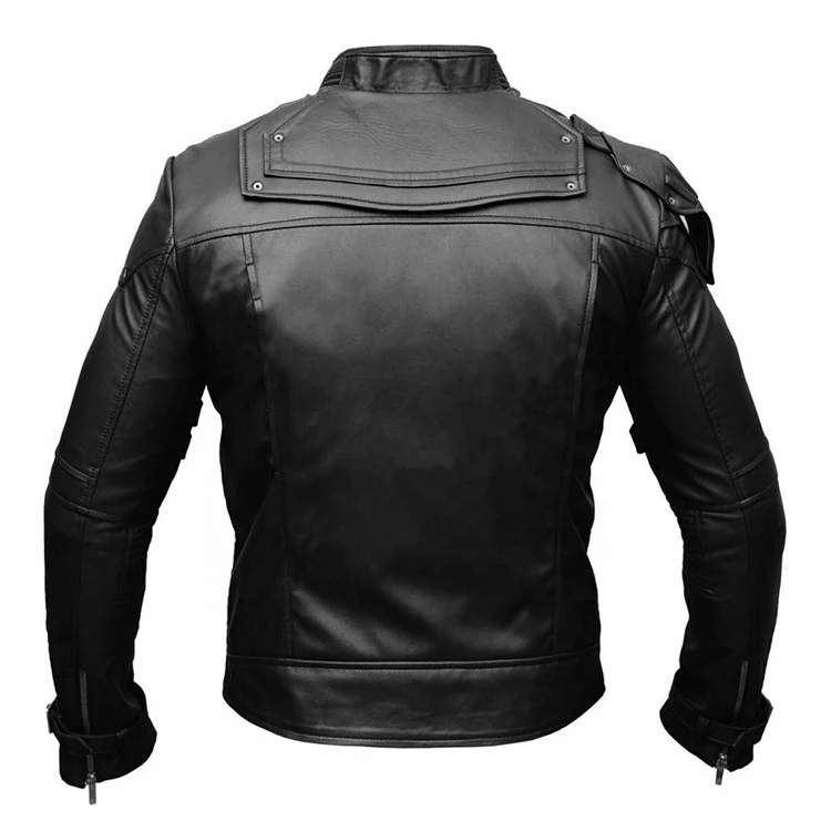 2022 latest fashion clothing design custom pure color windproof customize leather jacket for men wholesales price