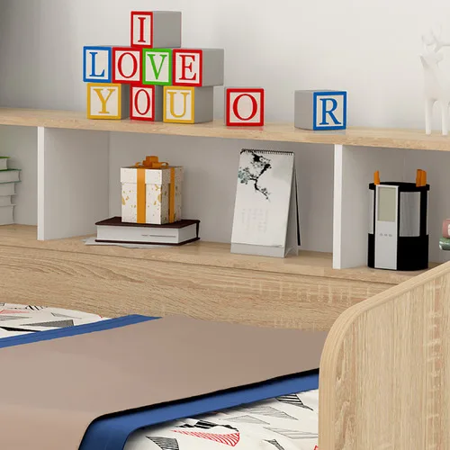 TH-H8571 Modern King Size Luxury Bed With High Headboard