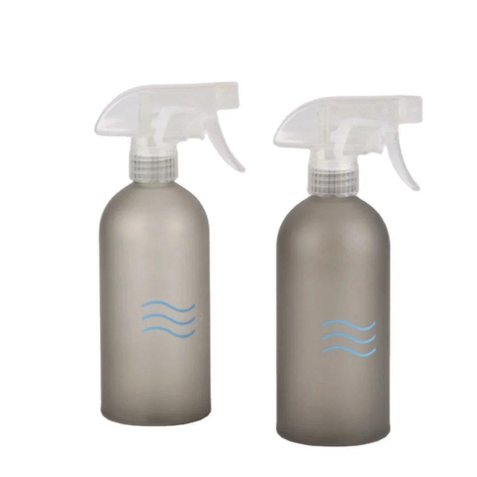 Hot Sale 350ml 500ml Sprayer PET Plastic Sprinkler Gun Hook Trigger Bottle Alcohol Spray Trigger Bottle Fine Mist Sprayer Bottle