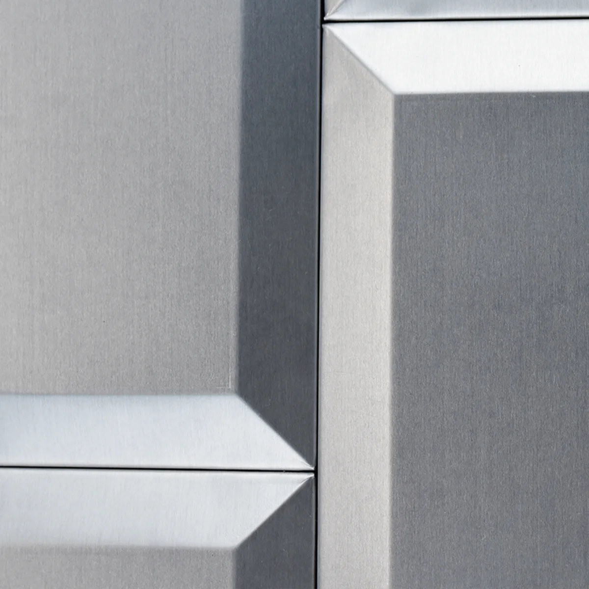 Stainless Steel Backsplash Peel and Stick Art 3D Metal Subway Silver Tile Brick Mosaic Kitchen Bathroom Stove Wall Panel Tiles