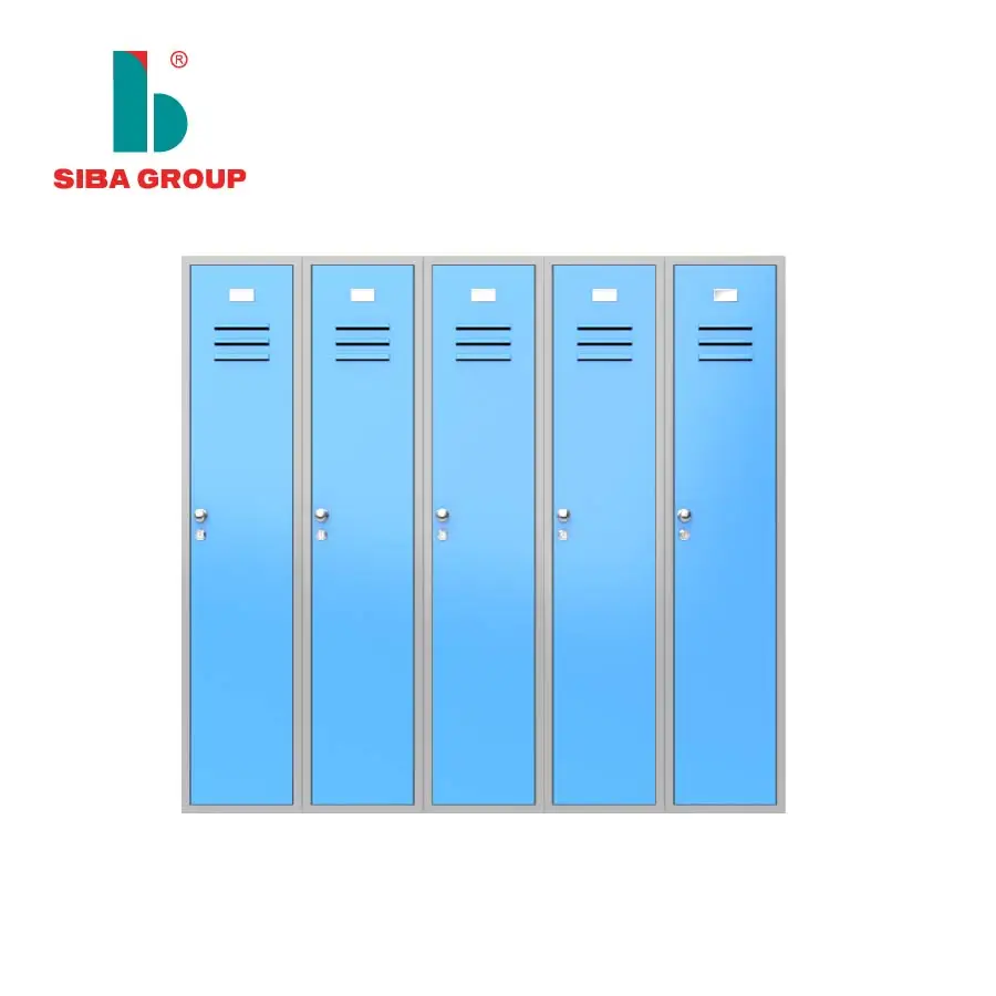 Hot Selling 2023 Metal Gym School Office Locker 5 Door Office Staff Clothing Storage Steel Lockers For Changing Room