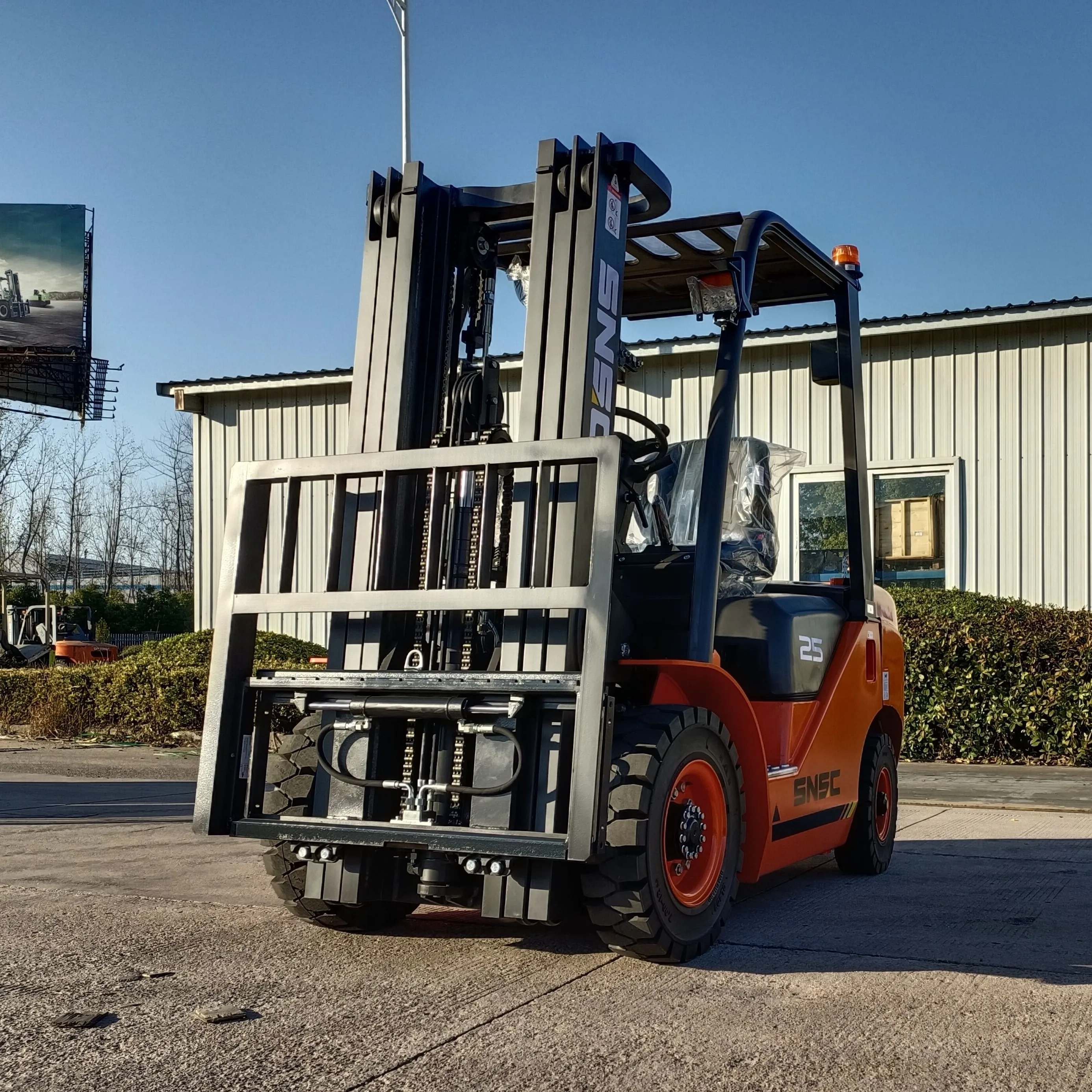 Carretilla elevadora 2 тонны 2,5 тонн дизельный вилочный погрузчик с контейнерной мачтой