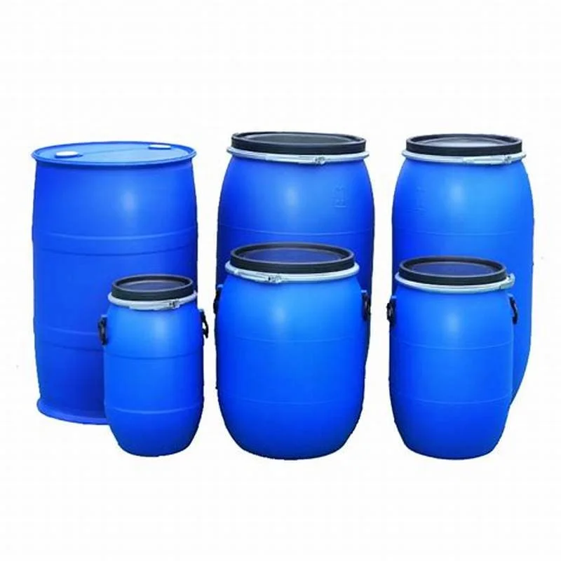 Plastic Drums and Barrels for Sale / Quality Plastic Barrel Drum 200 Liter HDPE Open Top Blue Plastic Drums wholesale prices