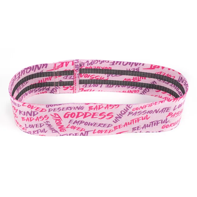Customization Pattern Fabric Hip Resistance Booty Band Personalized Logo Booty Shaping Bands