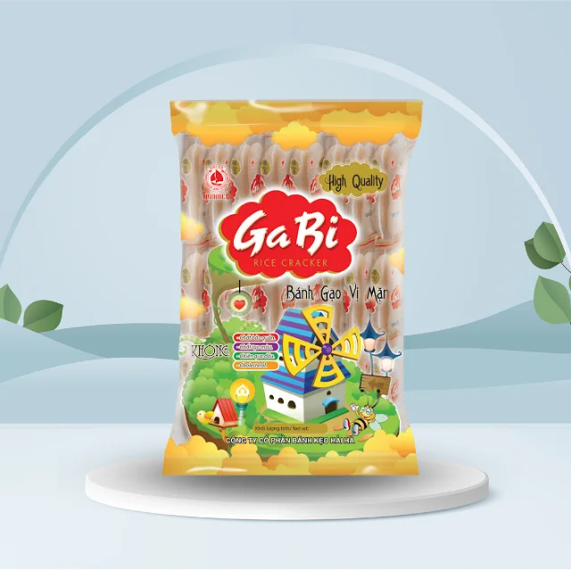 Оптовая продажа зерновой рисовый крекер со сладким вкусом Габи кондитерские изделия HaiHa