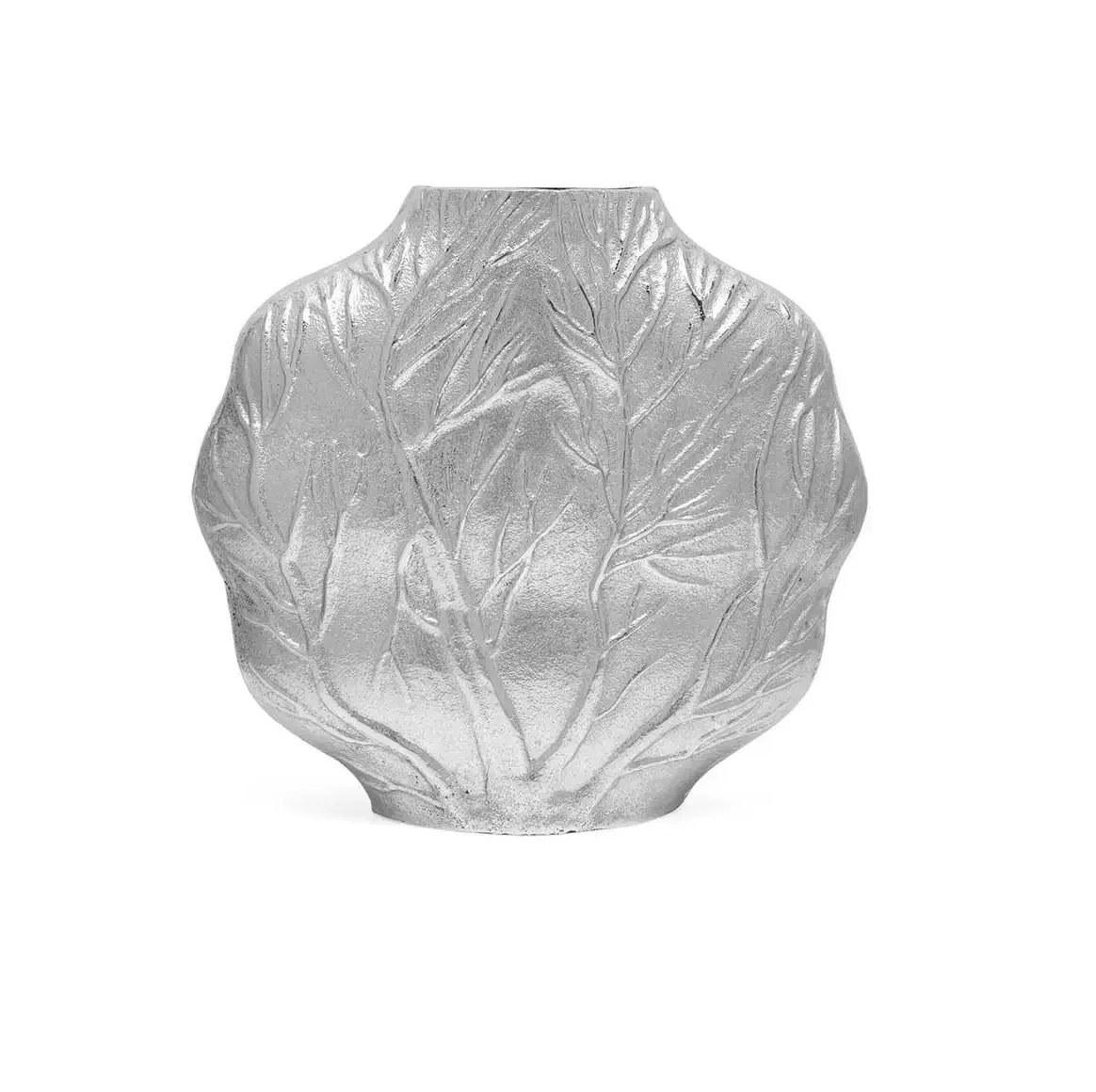 New Arrival Designer Aluminum Flower Vases Antique Finishing black color Flower Vases With Handmade Decorative Hot Selling