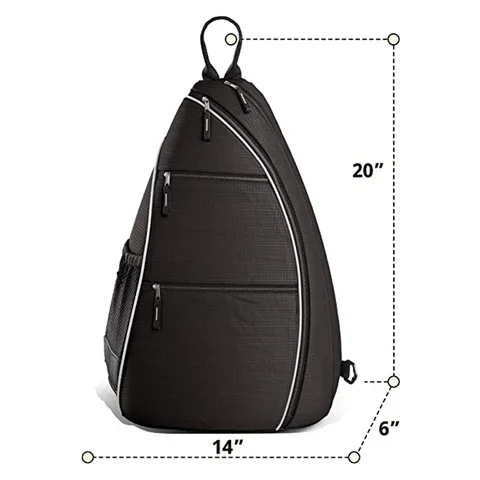 Best Selling Quilted Sports Pickle Ball Bag Racket Tennis Paddle Tote Carry Bag Pickleball Sling Bag