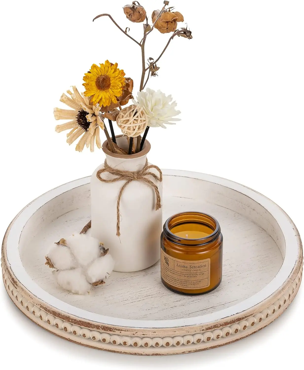 Wooden handmade serving tray for Christmas decoration Tableware product manufacturer from India.