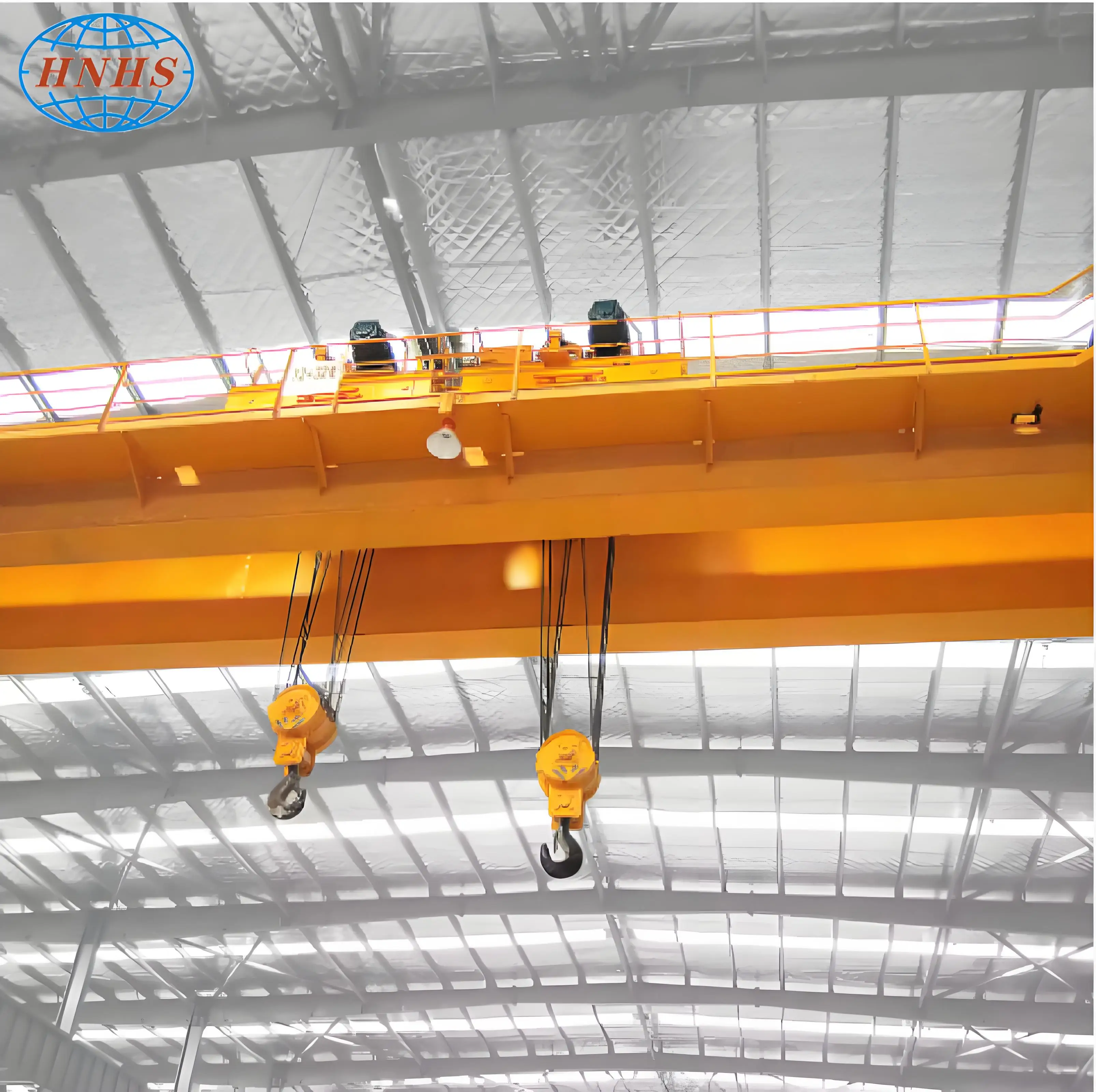 Heavy duty QB model cabin control double beam explosion proof bridge crane