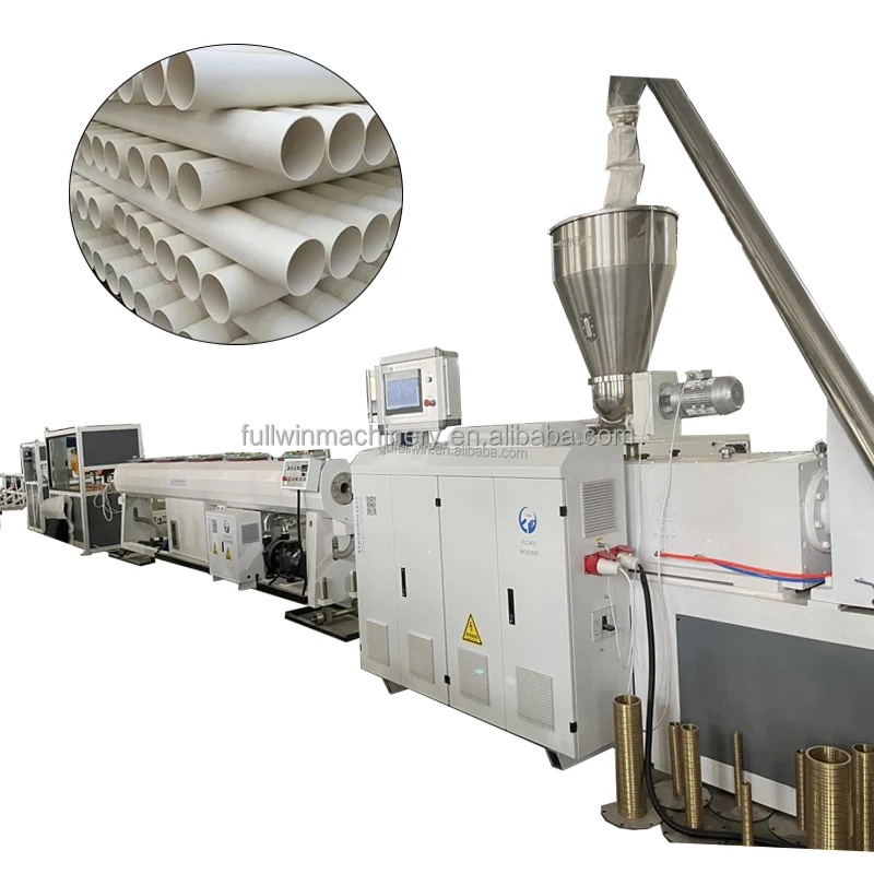 Pvc Water Drainage Conduit Pipe Making Machine Pvc Pipe Production Line Plastic Extruder Machinery