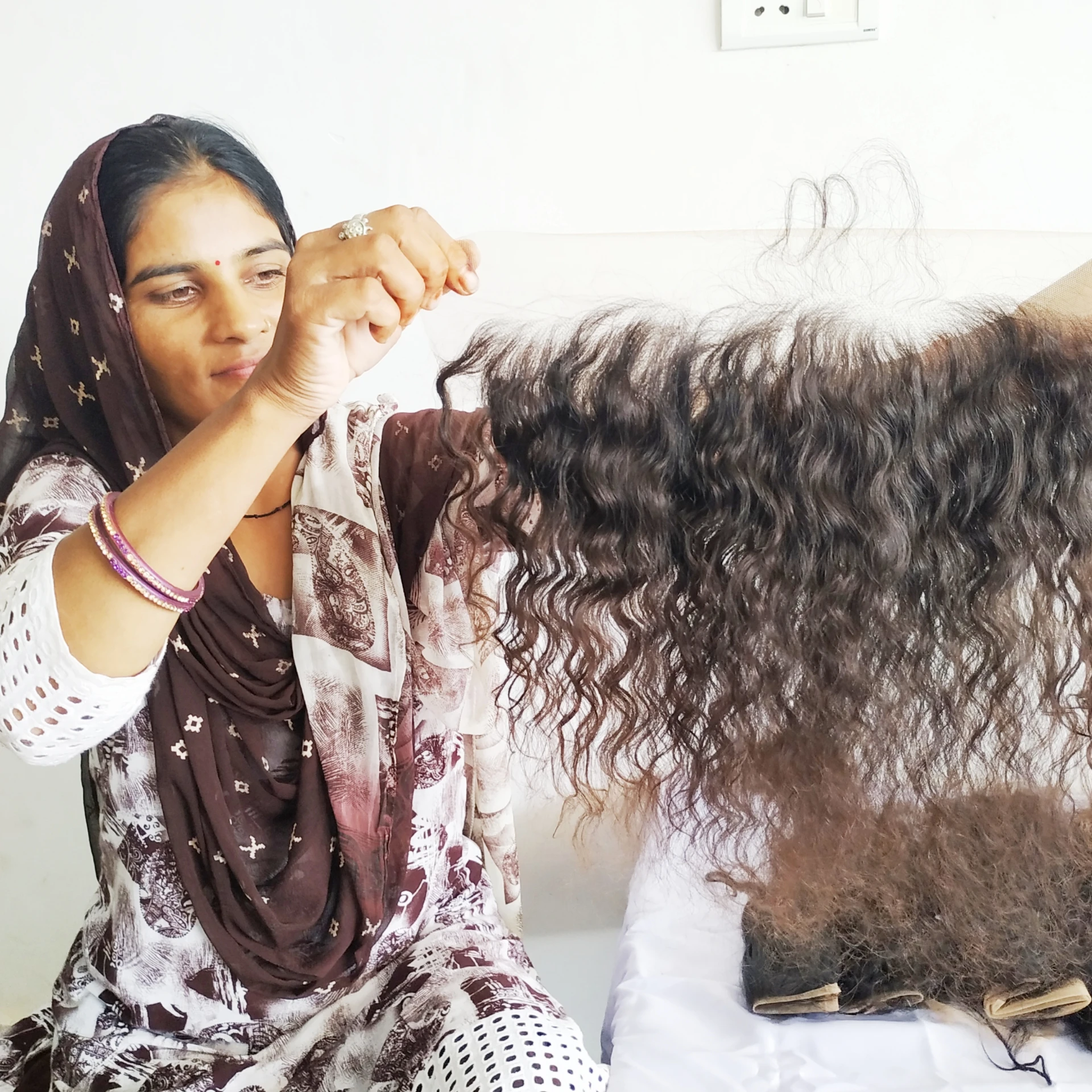 100% Virgin Brazilian Human hair Transparent lace Curly 13*4 frontal Wholesale vendor raw human hair