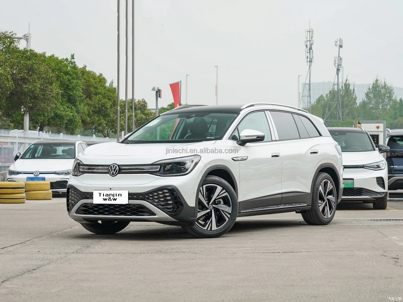 ID.6 Crozz Lite Pro electric cheap moped car electric vehicle SUV in Stock in Dubai