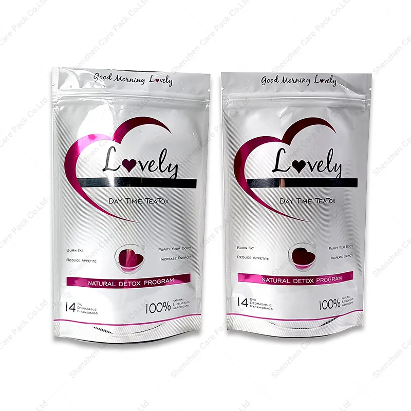 Smell Moisture Proof Reusable Laminate Self Stand Up Plastic Pouch Food Package With Zipper