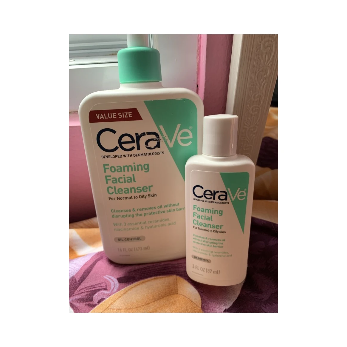 Factory CeraVe Facial Moisturizing Lotion / CeraVe Foaming Facial Cleanser