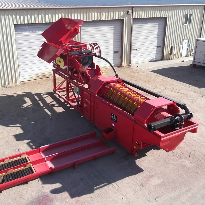 Alluvial Gold Placer Extraction Plant Complete Set Sand Gold Mine Wash Trommel Screen Machine For Africa