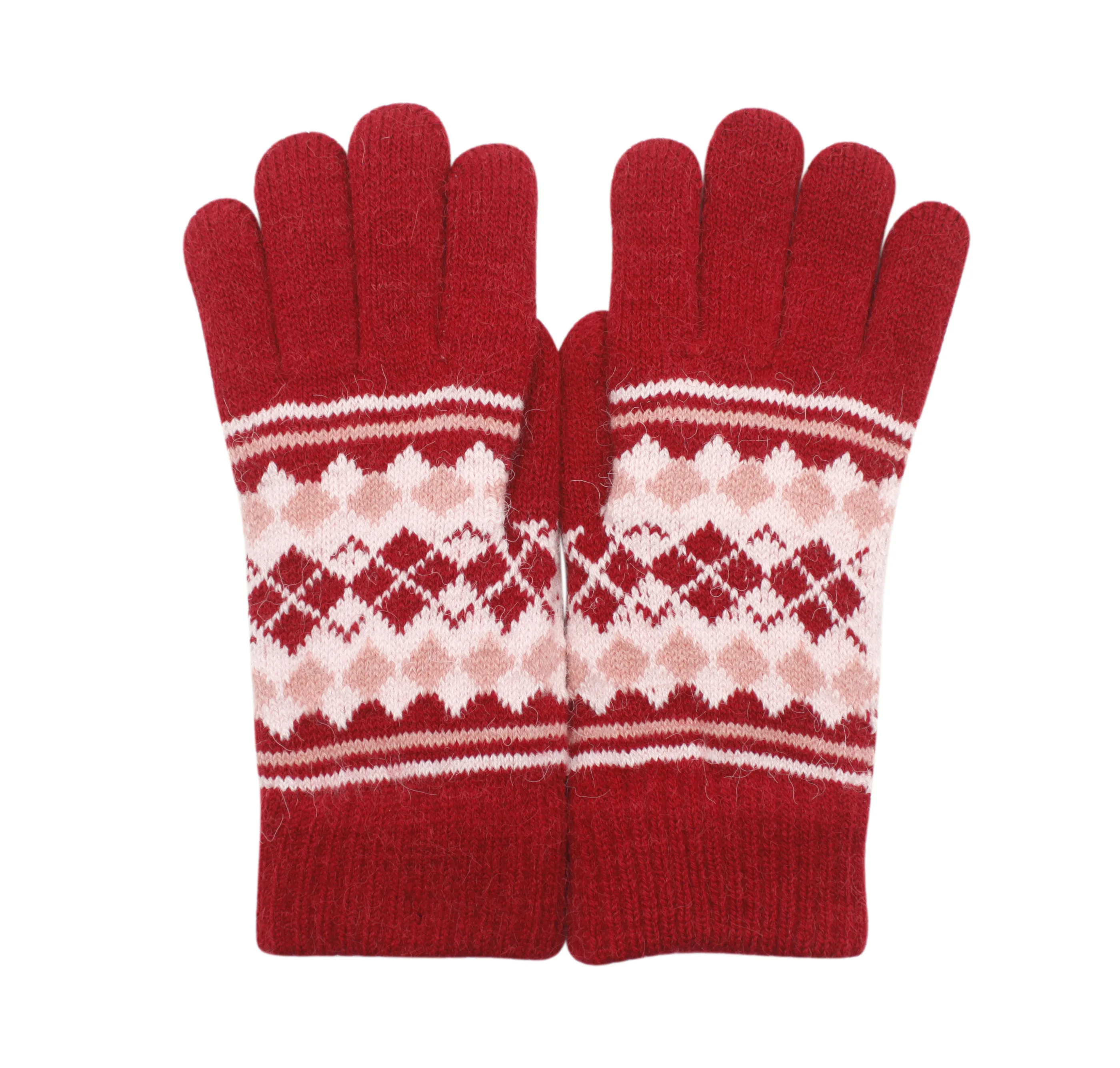 Double Layer Winter Gloves For Women