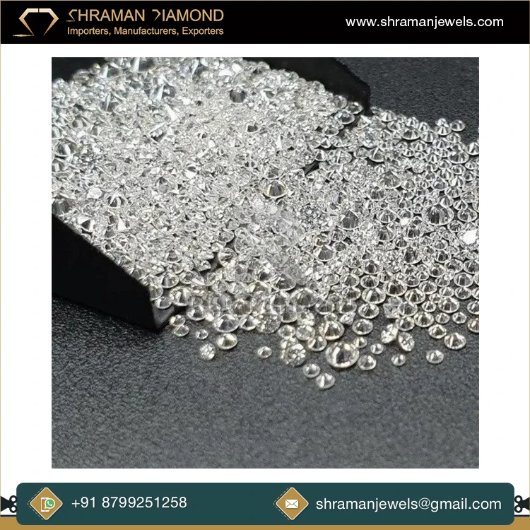 Indian Exporter of Luxury Wedding Jewelry Making 1.0 TCW VS Round Natural Loose Diamonds at Competitive Market Price