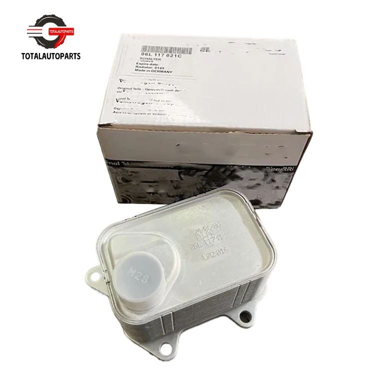 Engine Oil Cooler EA888 MK3 1.8T 2.0T OEM 06L117021C For V-W Je-tta Go-lf Pa-ssat Ti-guan Ar-teon AU-DI A4 A5 TT SE-AT SK-ODA