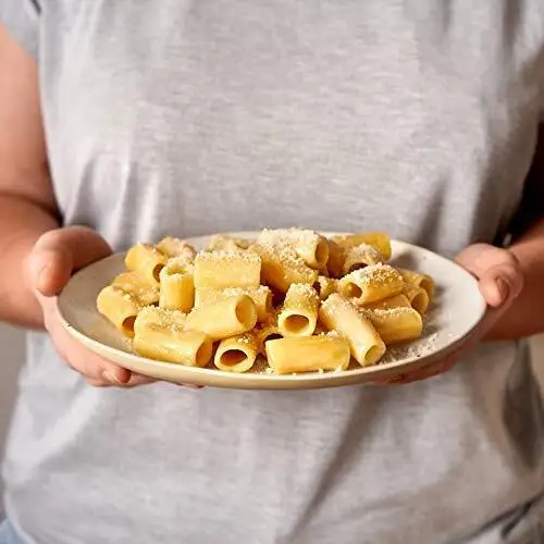 Rigatoni Pasta, Large, Ribbed Tubes Italian High Quality Pasta Pennoni Rigati 500 g - Made in Italy for export