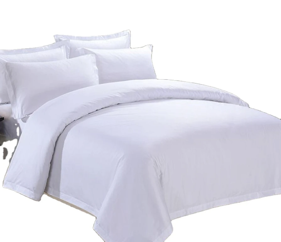 New Arrival premium Quality best Design 200TC Hotel 100% Cotton Bed Sheet Linen White Hotel fitted Bed Sheet with customization