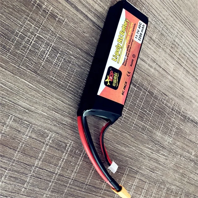 11.1V 2200mAh 3S 40C FCY 2.0 LiPo Battery with EC3