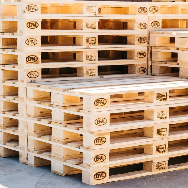 Европейские оптовые продажи премиальные качественные европоддоны деревянные поддоны 120x80 прессовки для