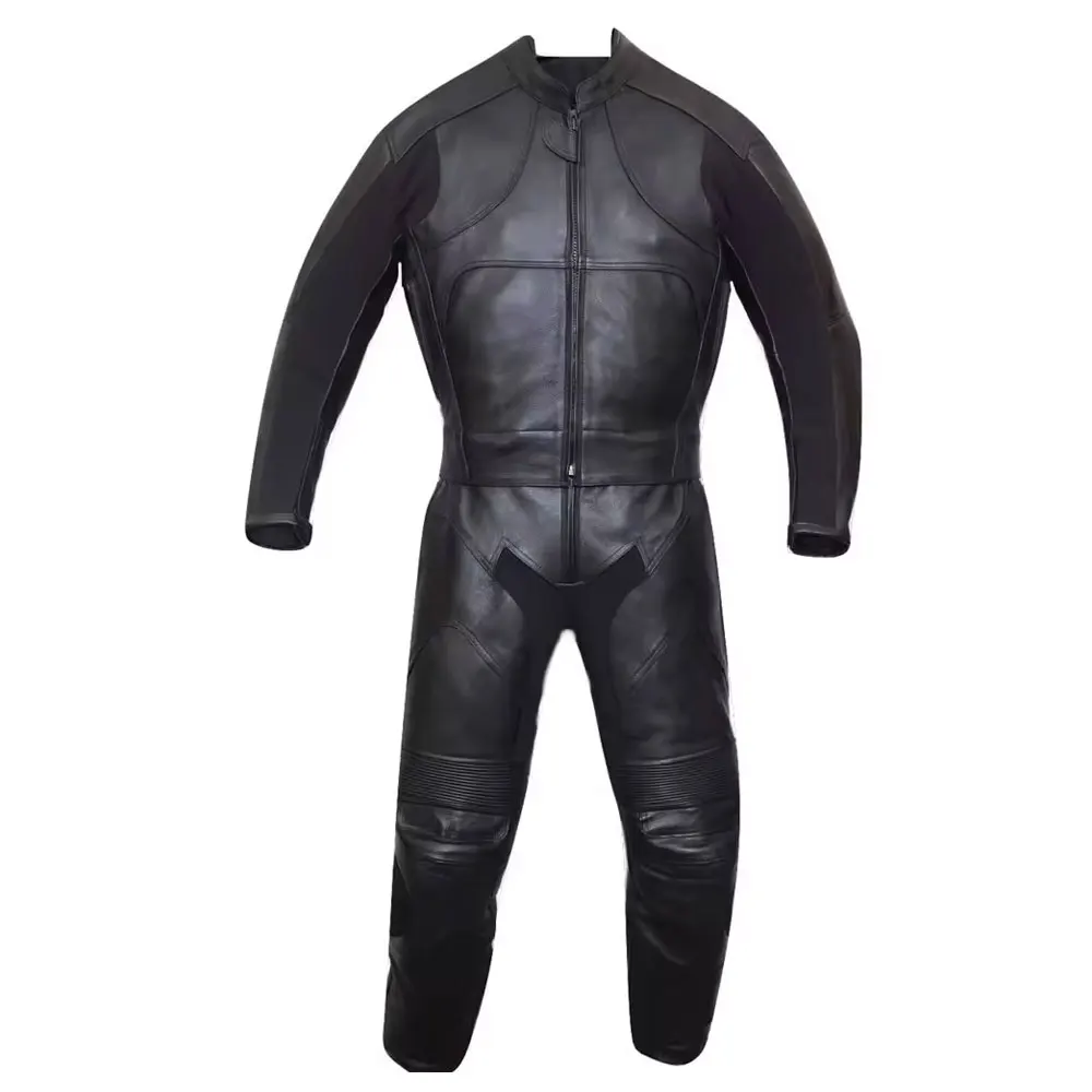 Motorcycle Riding Suit Winter Racing Suit Rider Windproof Men and Women Biker Leather Jacket Leather Pants Suit