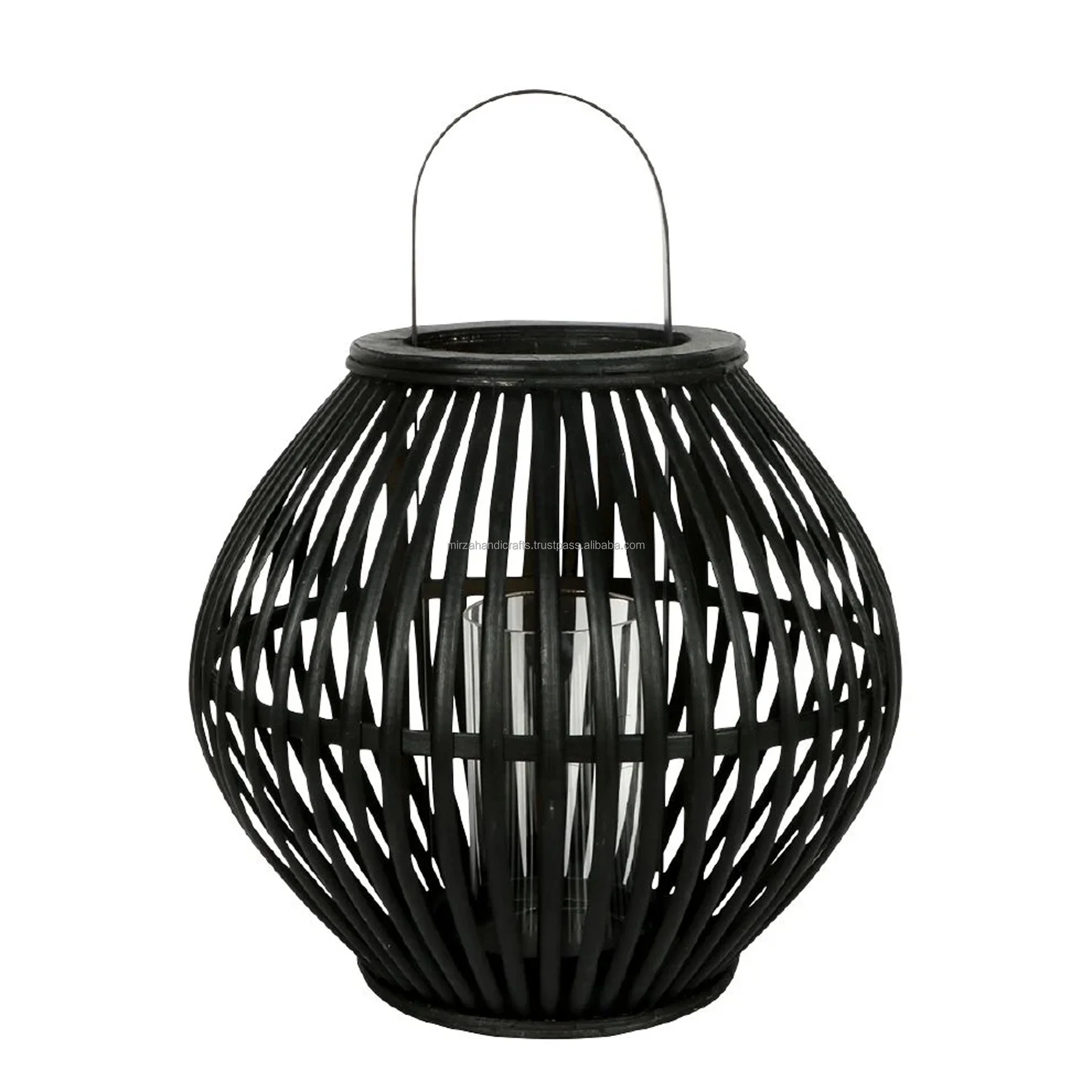 Elegant Traditional Metal Decorative Lantern Candle Holder matte black for Indoor Outdoor Events Parities Vintage Style