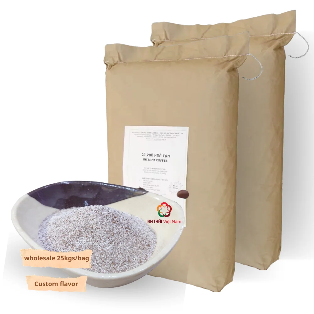 Массовая упаковка растворимой кофейной смеси для экспорта-торговая марка ANTHAICAFE с немолочным сливочным сахаром смешанным из Зеленой Фасоли Робуста