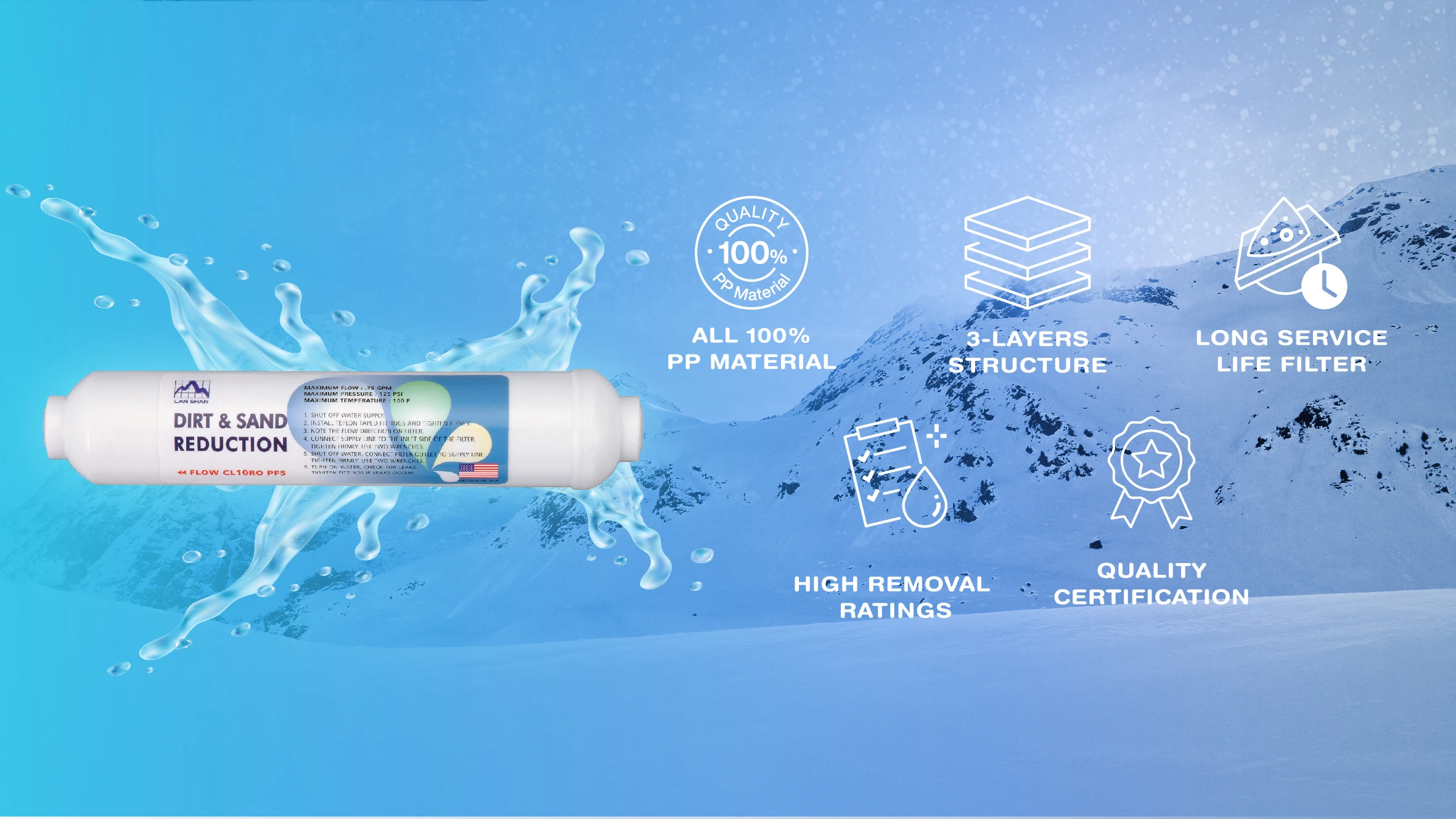 Taiwan inline filter PP