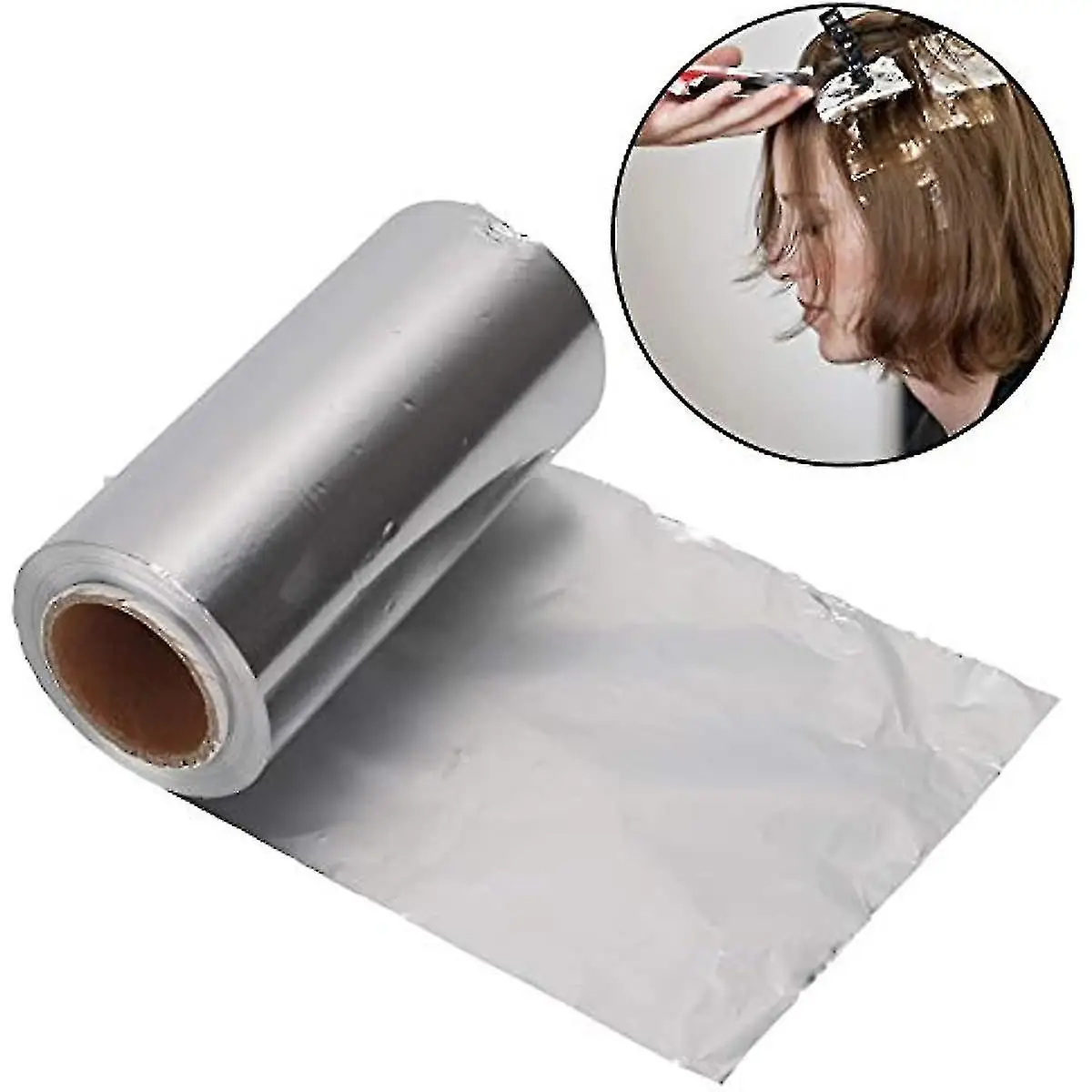 Wholesale Foil Aluminum Roll 90 Meter 27 Micron Salon Used Foil Rolls Aluminum Paper for Hair Highlighting