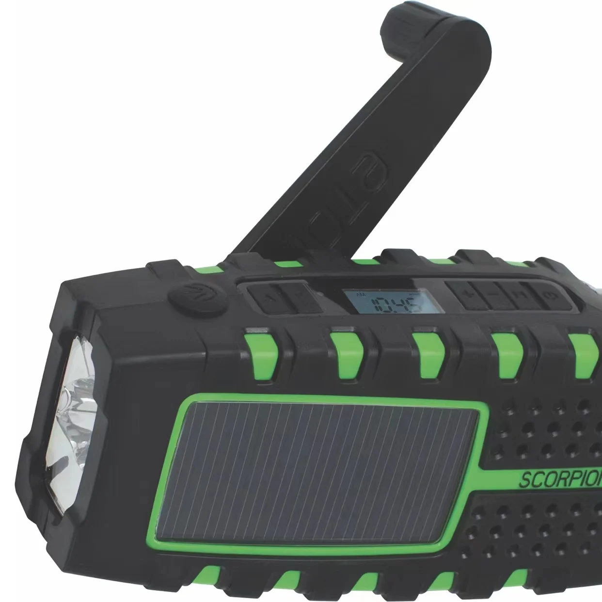 Hand rolling survival radio flashlight phone charge emergency radio