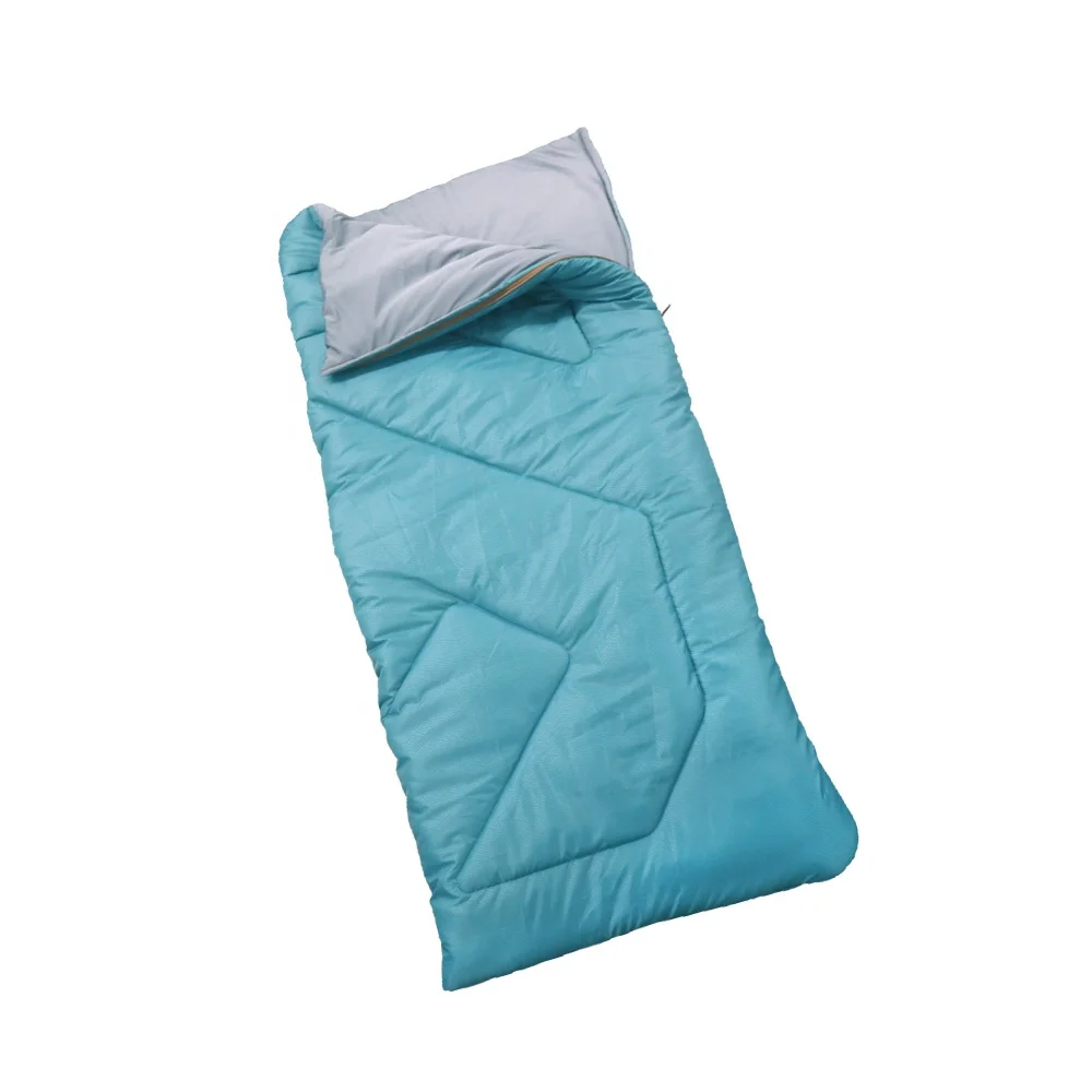 Rectangular shape lightweight adult outdoor camping sleeping bag Fiber insulation warm travel sleeping bag OEM sleeping bag