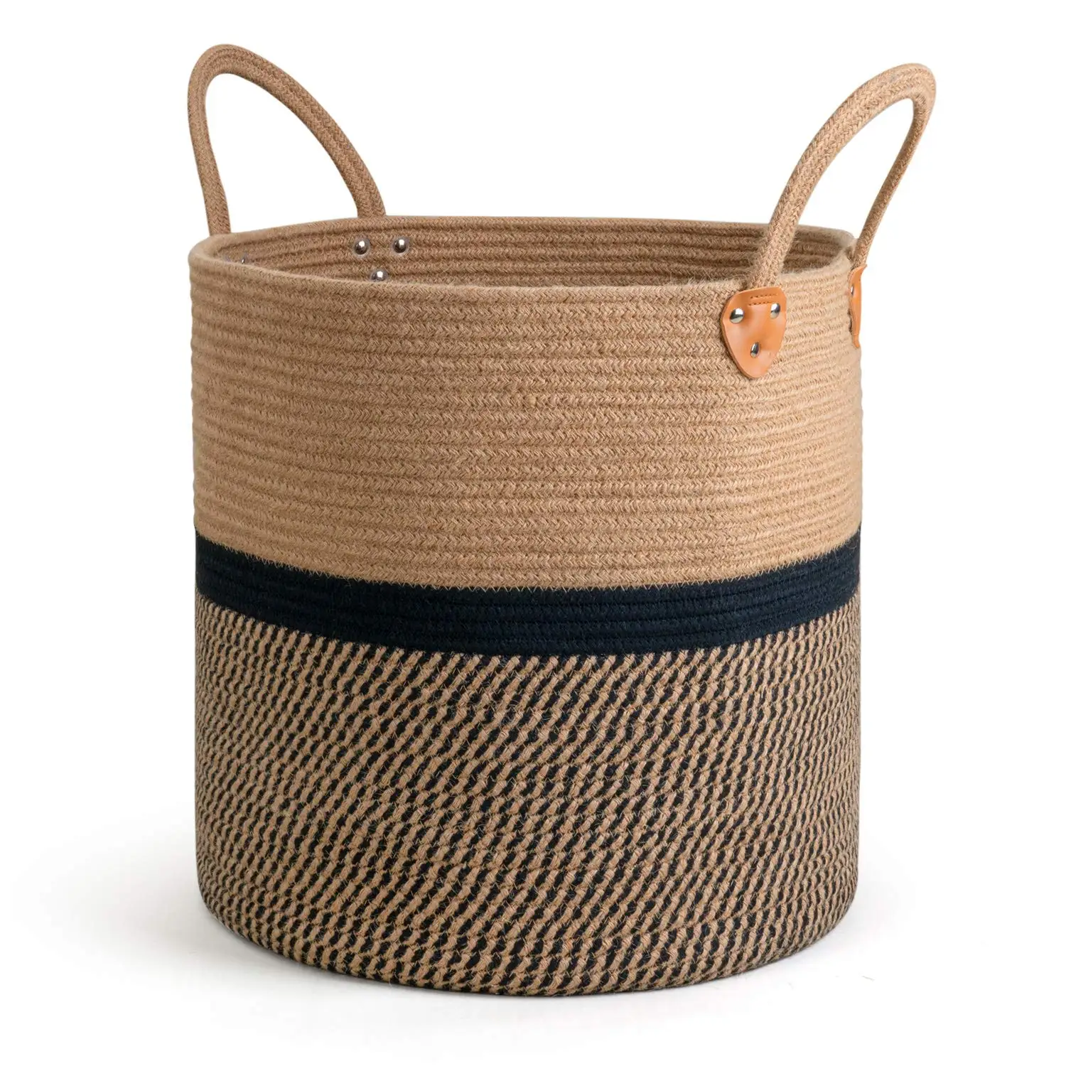 Best Selling Large Woven Jute Rope Basket Tall Laundry Basket Hamper for Dirty Clothes in Living Room Buy From India