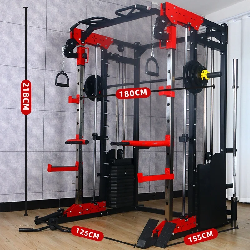 Factory Price Hot Sale Gym and home Use Fitness Equipment Smith Machine Squat rack For Fitness
