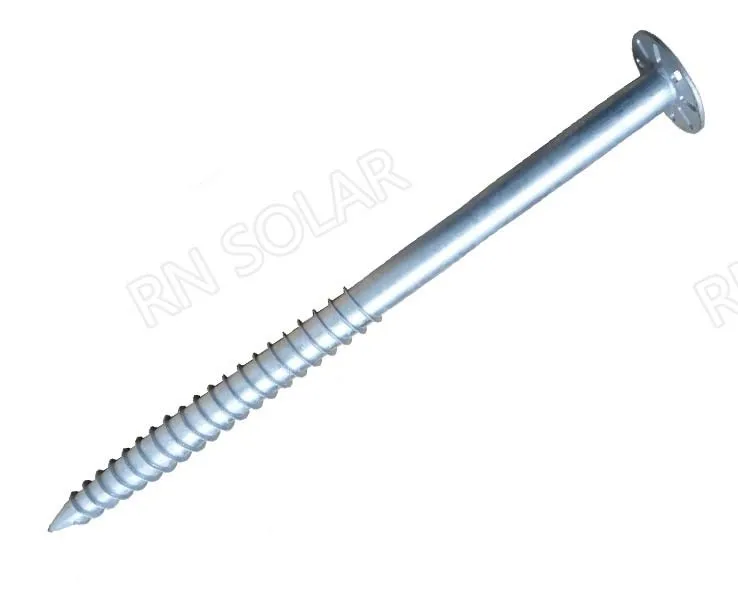 Most Popular Hot-Dipped Galvanized Steel Ground Screw Bearing Column Screw for Solid Foundations Ground Mounting System