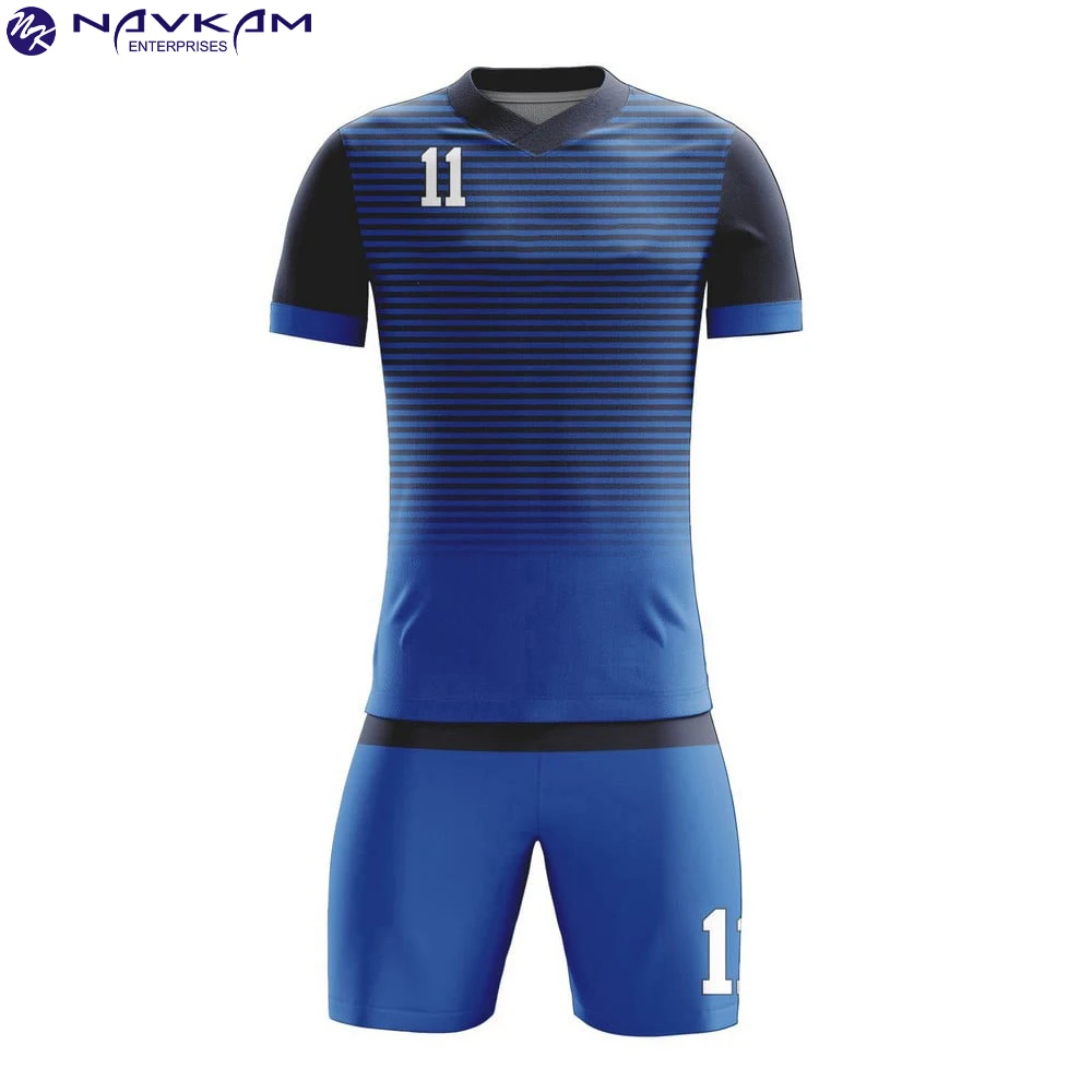 Blank Custom Adult Kids Soccer Jersey Set Football Kit Men Child Soccer Training Uniforms Set Team Customized