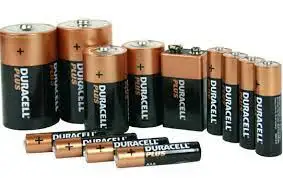alkaline Duracell 9V Battery  For multiple purpose / 10x CR123A Duracell Lithium - 3V