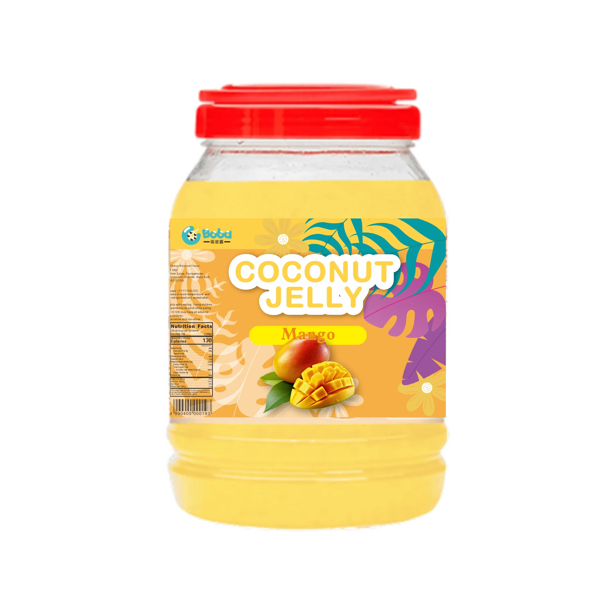 KEIFU Taiwan манго Кокосовое желе Nata de Coco Chewy для пузырчатого чая 4 кг