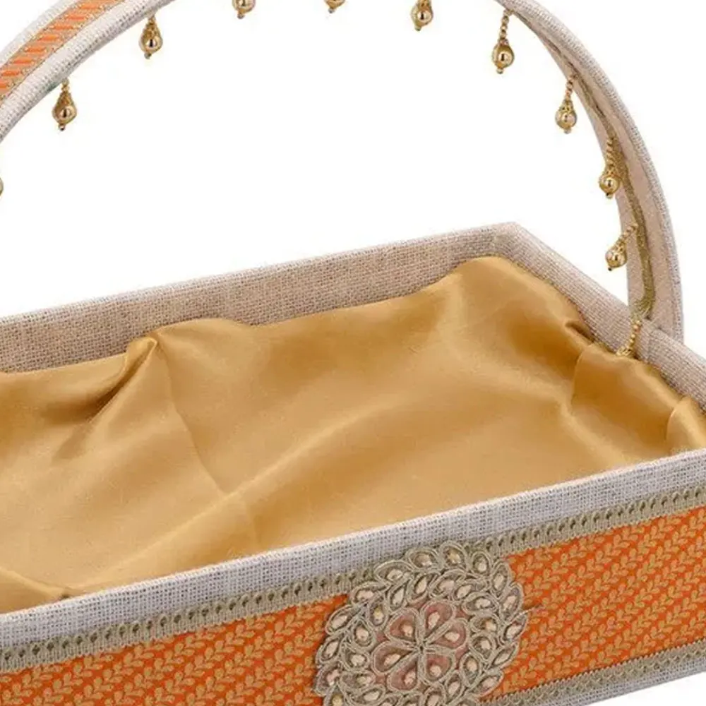 Wedding Basket For Clothes Gifts Basket Home Made Wedding tray Top Selling Mehndi Decoration Baskets